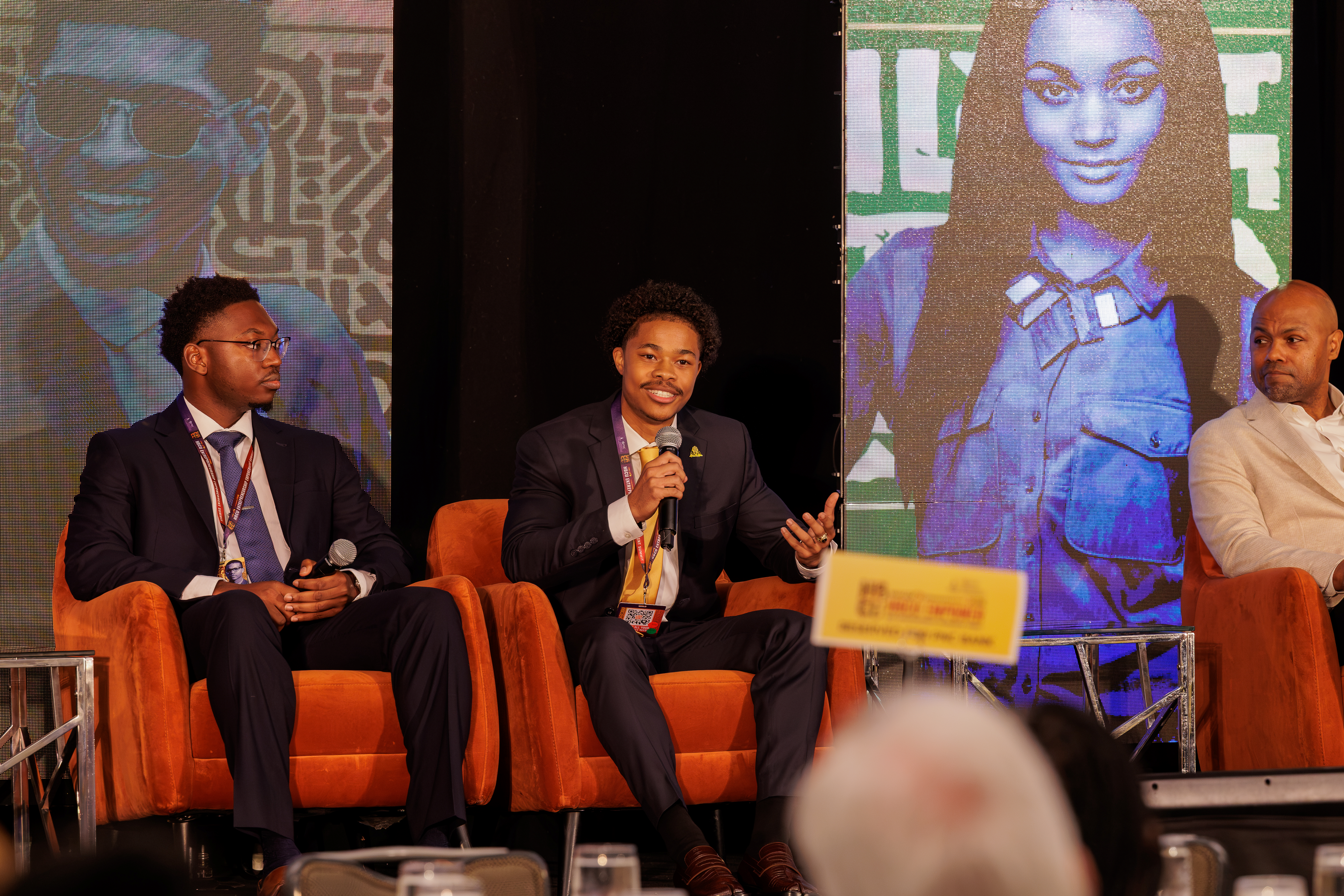 Jayson Johnson speaking on the Empower panel